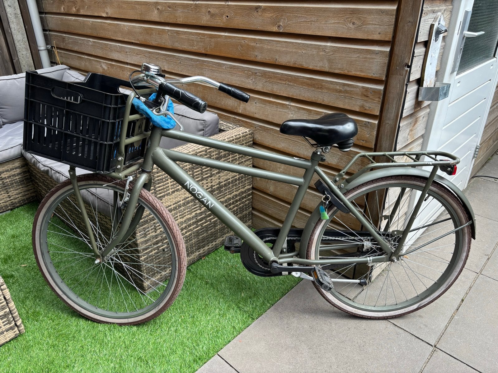Nogan fiets 26 inch, Terugtraprem, Ophalen, Overige merken, 53 tot 56 cm