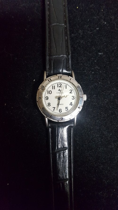 341, horloge , ac collection, quartz,, Sieraden, Tassen en Uiterlijk, Overige Accessoires, Ophalen of Verzenden, 'T Olde Gre-j