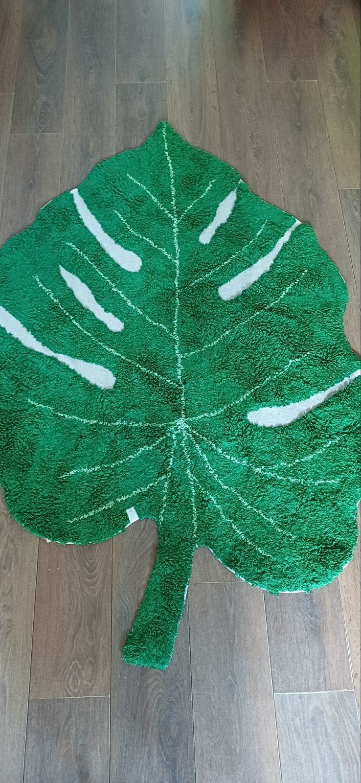 Lorena Canals Monstera Blad Vloerkleed - 177x117cm, Huis en Inrichting, Gebruikt, 100 tot 150 cm, Ophalen of Verzenden, 150 tot 200 cm