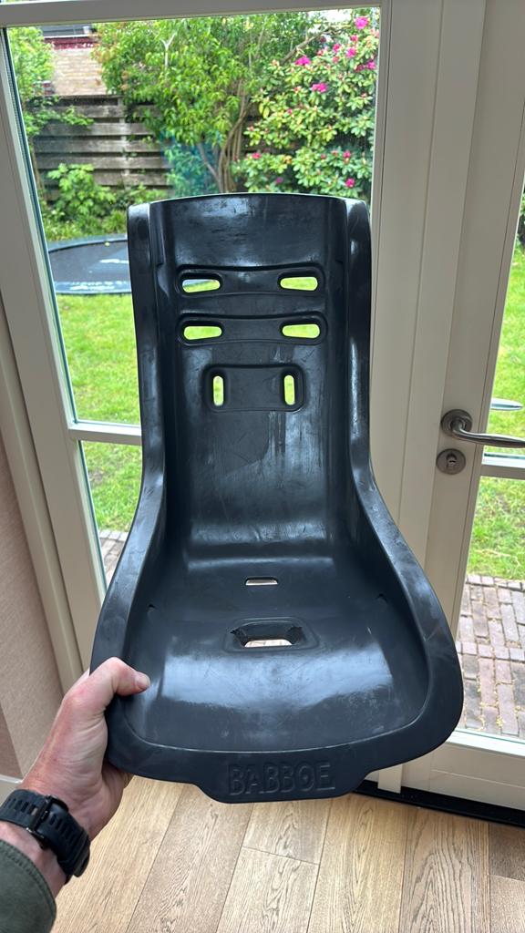 Babboe kinderzitje schaal bakfiets, Ophalen, Gebruikt