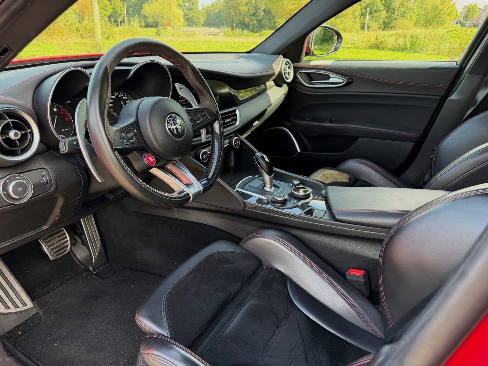 Alfa Romeo Giulia 2.9 V6 Quadrifoglio | 510PK | Carbon | Har, Auto's, Automaat, Achterwielaandrijving, Gebruikt, 11 km/l