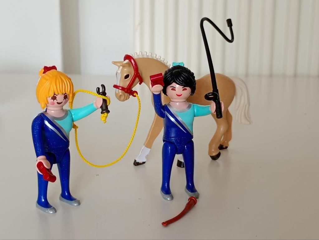 Playmobil Voltige Set met 2 Turnsters en Paard (6933), Ophalen of Verzenden, Jongen of Meisje