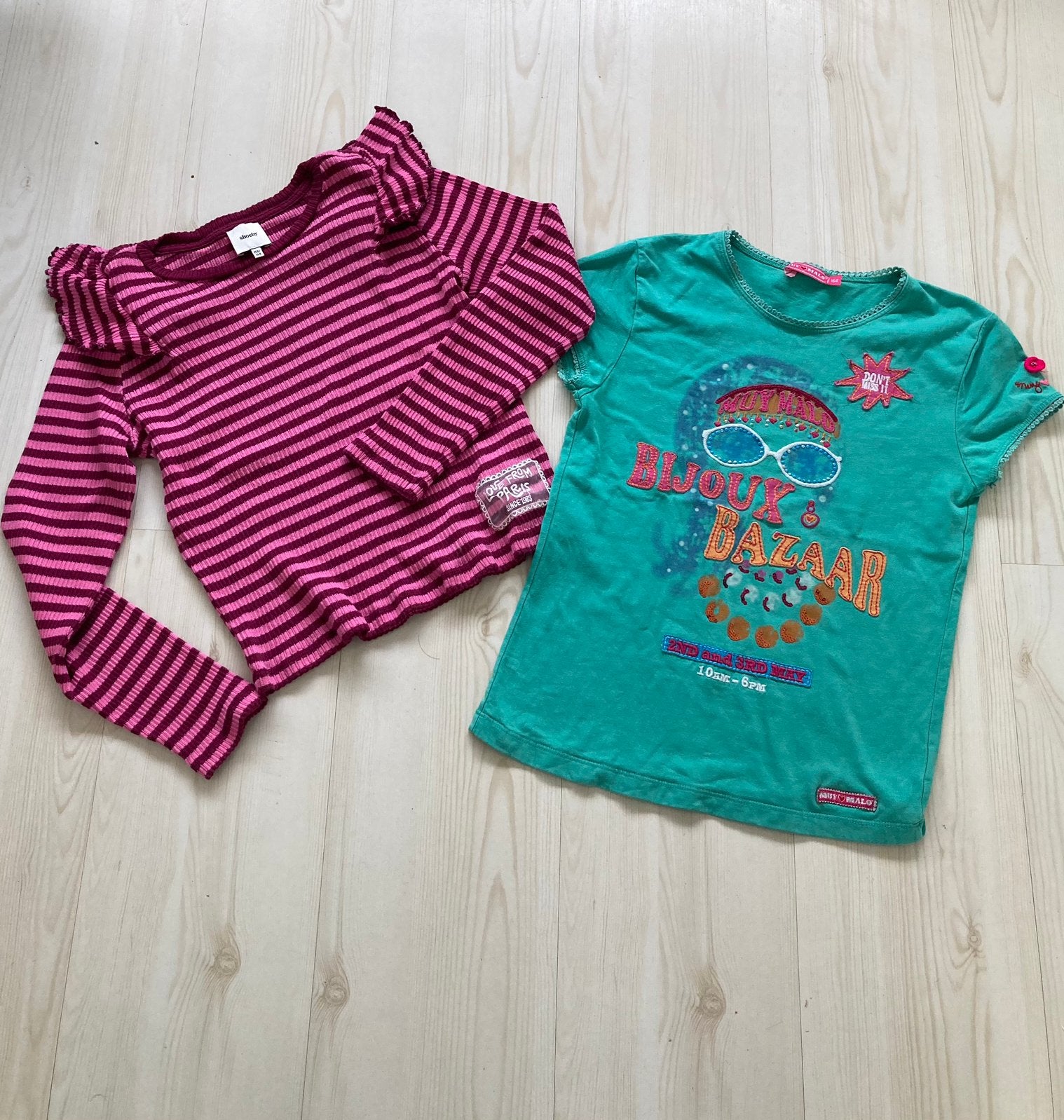 Shoeby longsleeve met streepjes ZGAN en mucho malo, Ophalen of Verzenden, Zo goed als nieuw, Meisje, Shirt of Longsleeve