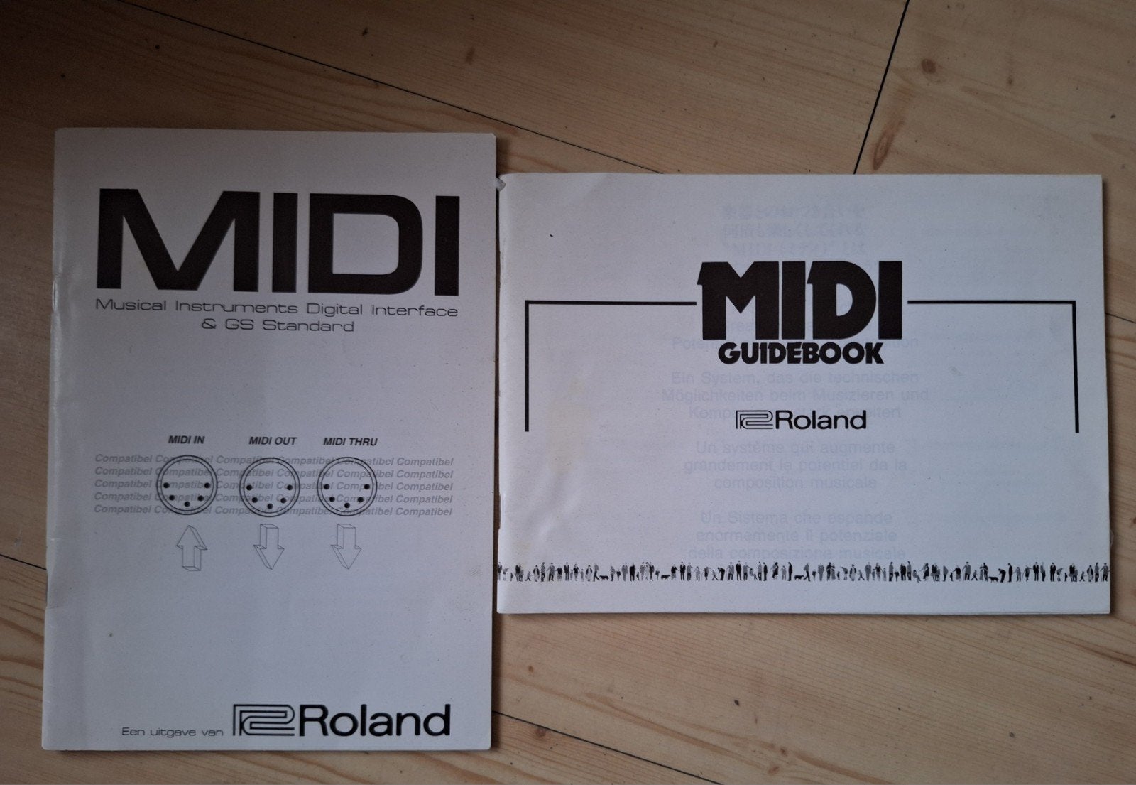 Roland MIDI documentatie : zeldzaam, Ophalen of Verzenden