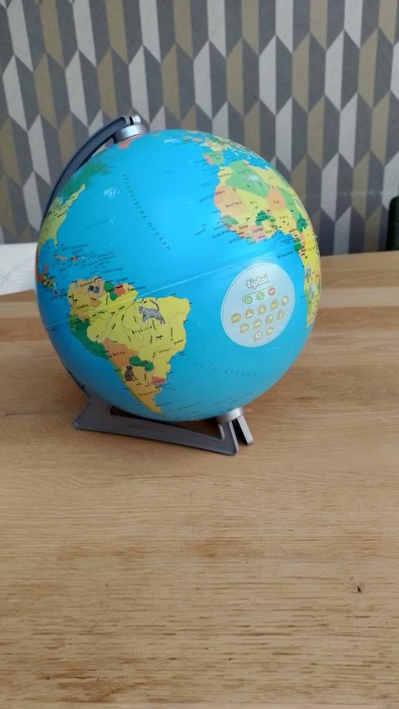 Tiptoi Globe - Wereldbol voor Kinderen - tip toi, Ophalen of Verzenden, Gebruikt, Taal en Lezen, Met geluid