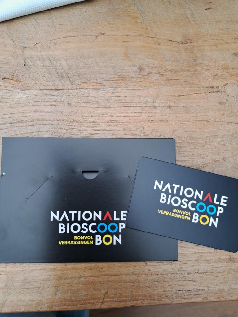 Nationale Bioscoopbon, Twee personen, Vrijkaartje alle films