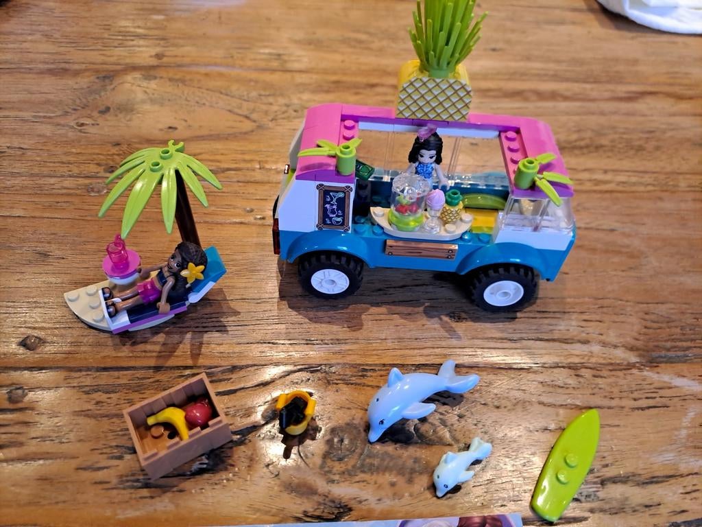 Lego Friends 41397 sapbar sapwagen op wielen compleet!, Compleet, Lego, Friends, Ophalen of Verzenden