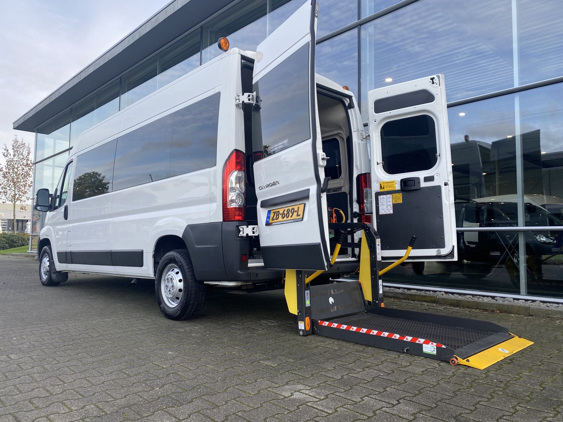 Citroën Jumper Rolstoelbus / Personenbus 2.2 HDI L3H2 131 P, Auto's, Euro 5, Gebruikt, 2500 kg, Wit