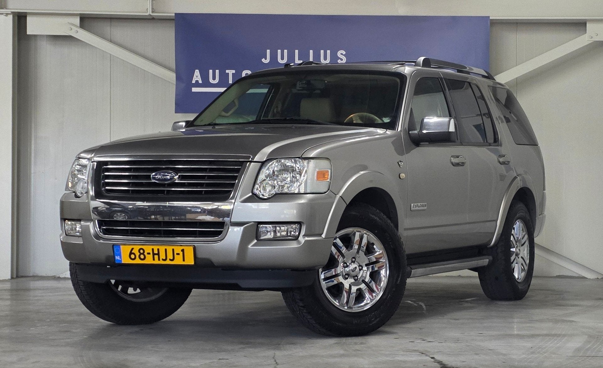 Ford EXPLORER 4.6 V8 7Persoons Trekhaak Schuif/Kantel Dak!, Auto's, Ford, Automaat, Gebruikt, Leder, Bedrijf