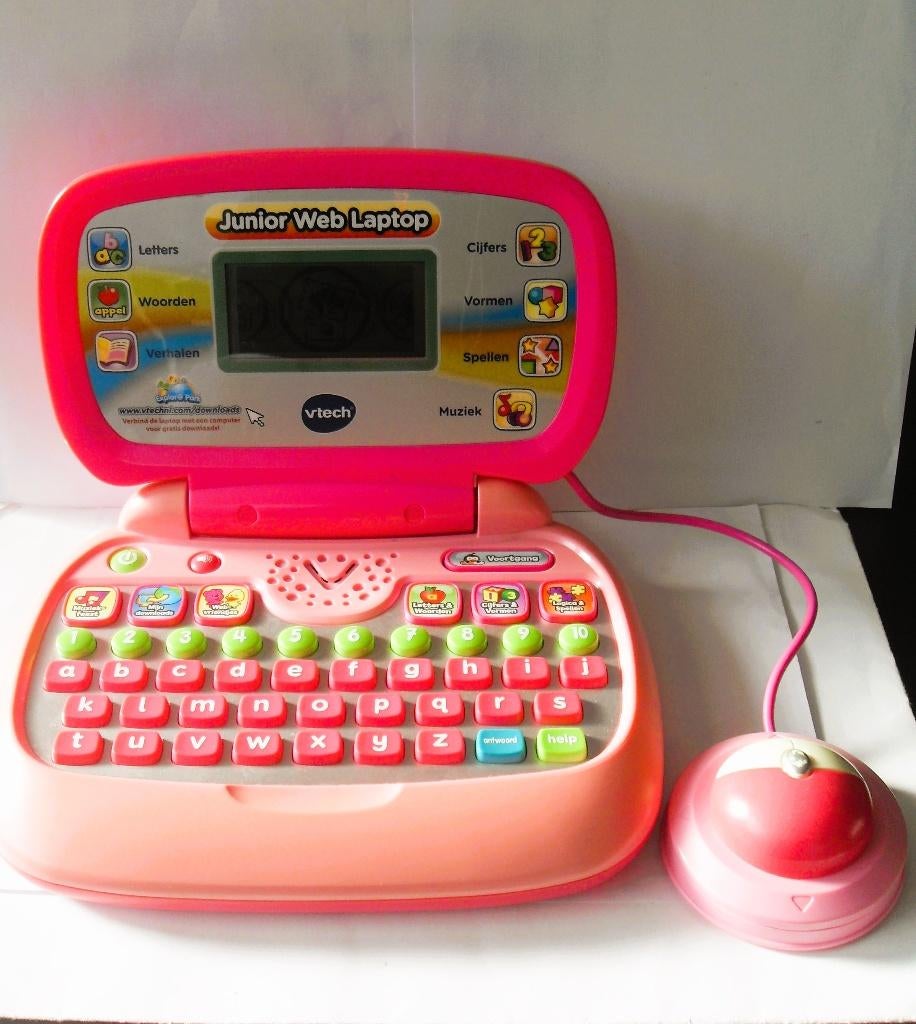 Junior web Laptop / kinder spelletjes pc / V-Tech, Kinderen en Baby's, Speelgoed | Vtech, Ophalen of Verzenden, Zo goed als nieuw