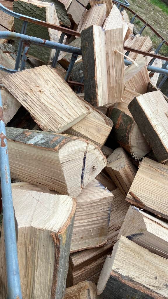 Eiken beuken  brandhout haardhout vers gekloofd, 6 m³ of meer, Ophalen