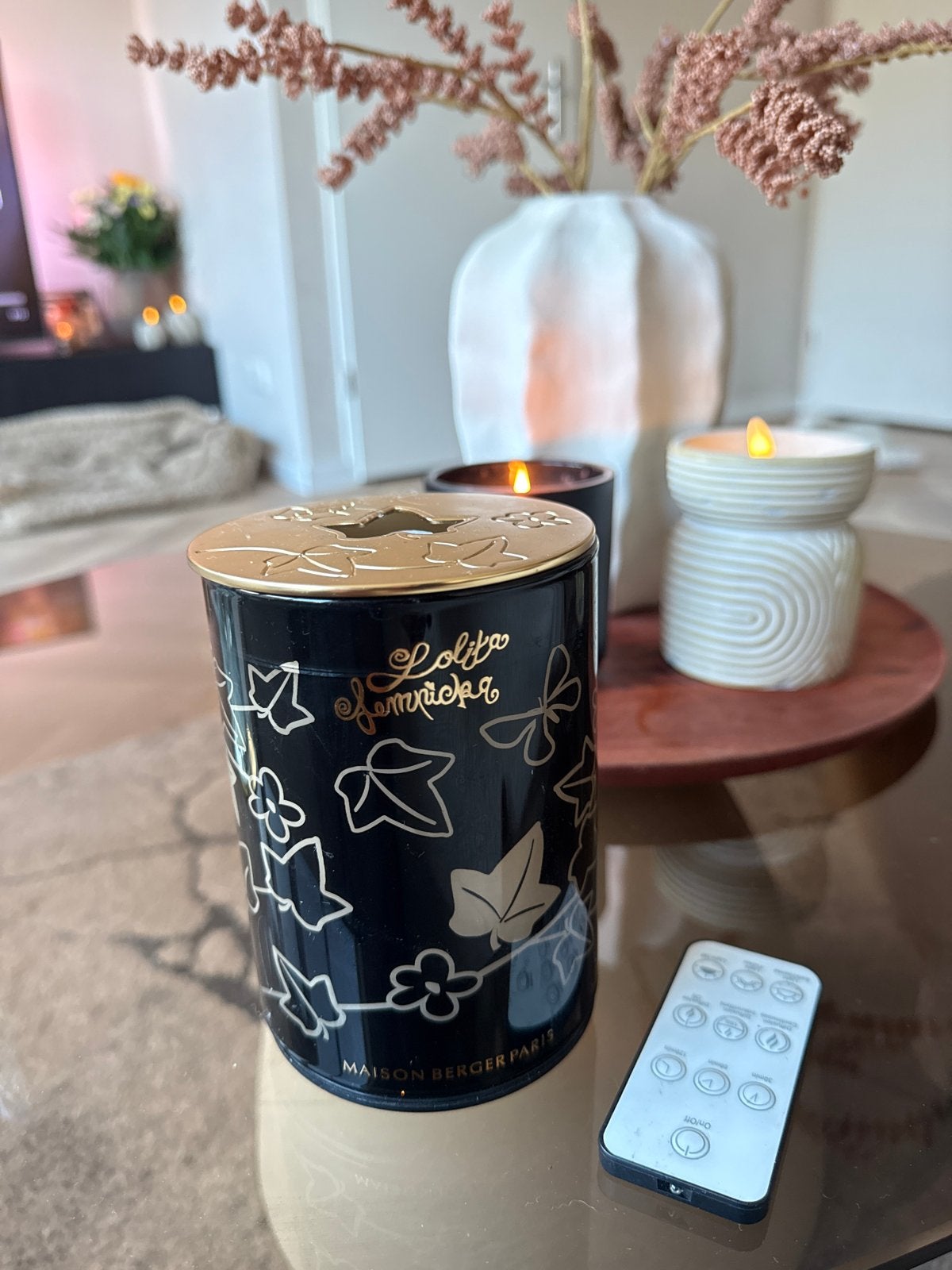 Lolita Lempicka Mist Diffuser - Zwart/Goud, Zwart, Kunststof, Ophalen of Verzenden, Zo goed als nieuw