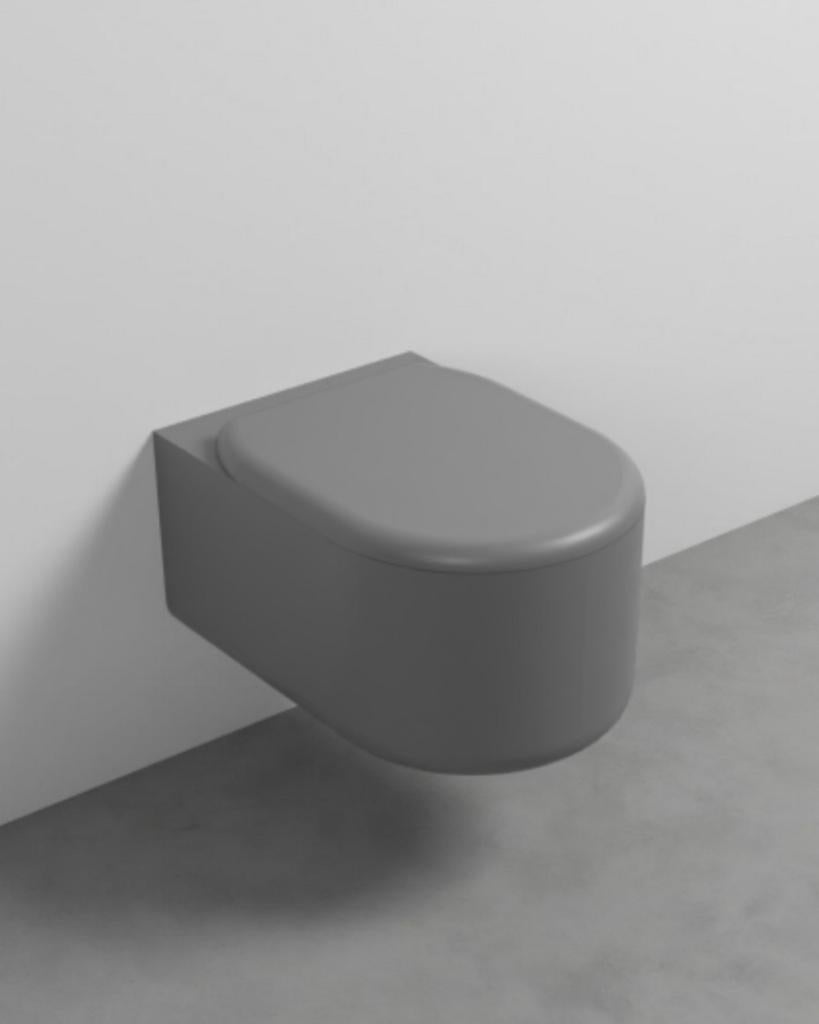 Nieuw hangtoilet CIELO grijs wandcloset rimloos WC, Ophalen, Nieuw, Toilet