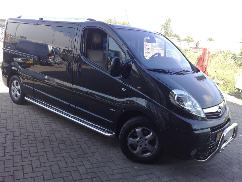 AANBIEDING Primastar Sidebars met RVS-Plaat, Niet ingevuld, Niet ingevuld, Niet ingevuld