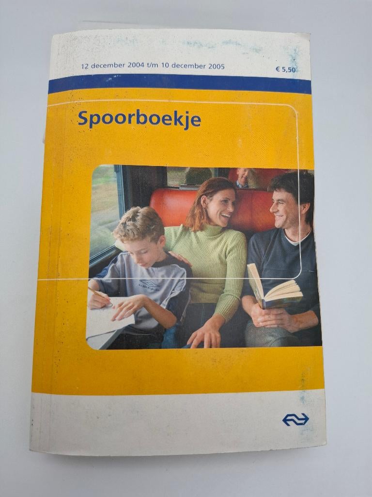 spoorboekje NS 2005, Verzamelen, Spoorwegen en Tramwegen, Verzenden, Gebruikt, Trein, Boek of Tijdschrift