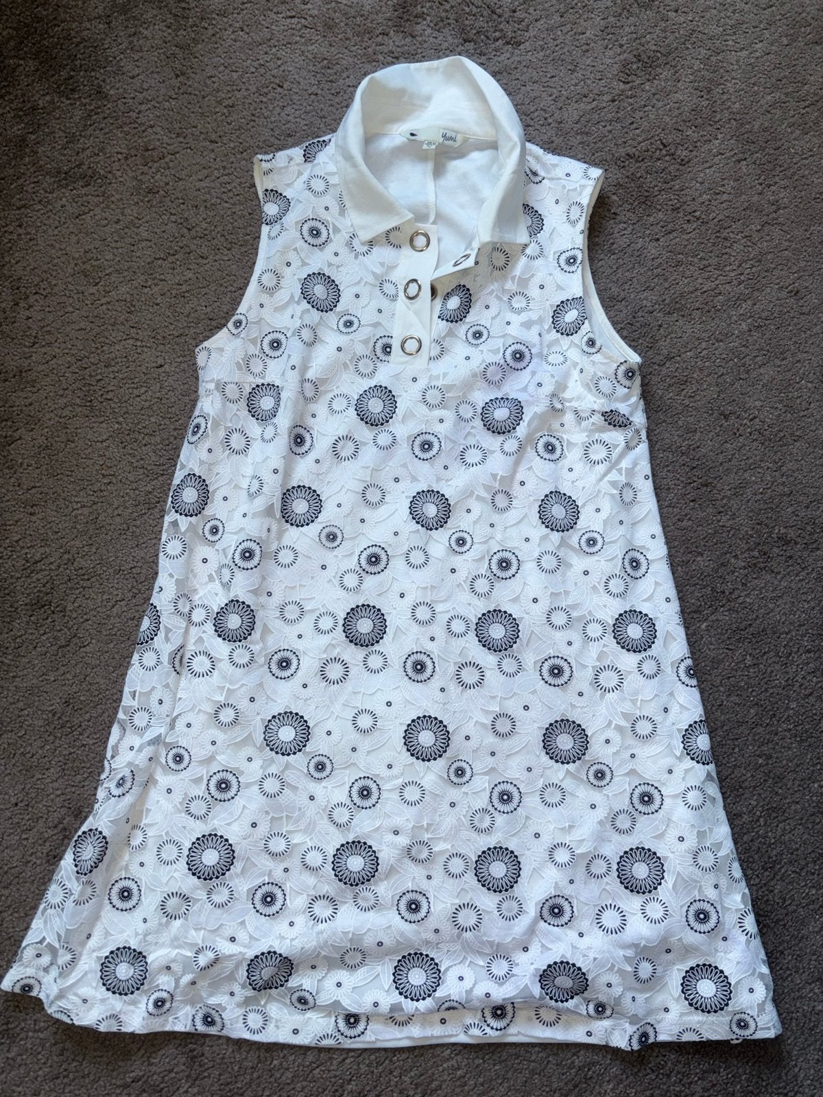 Yumi jurk maat 42, Kleding | Dames, Ophalen of Verzenden, Zo goed als nieuw, Maat 42/44 (L), Wit