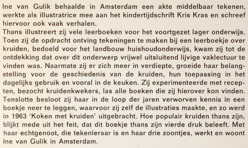 Kookboek Koken met kruiden (1971), Verzenden, Zo goed als nieuw, Nederland en België