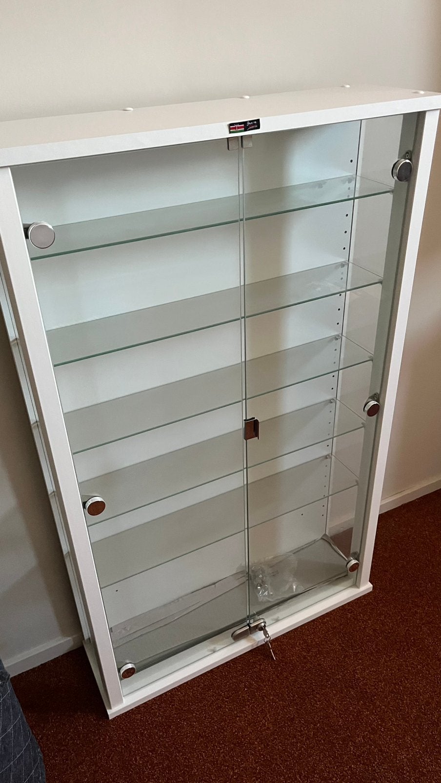 Vitrine kastje voor LEGO bv 10 glazen schapjes, Huis en Inrichting, Ophalen, 50 tot 100 cm, Zo goed als nieuw, Minder dan 100 cm