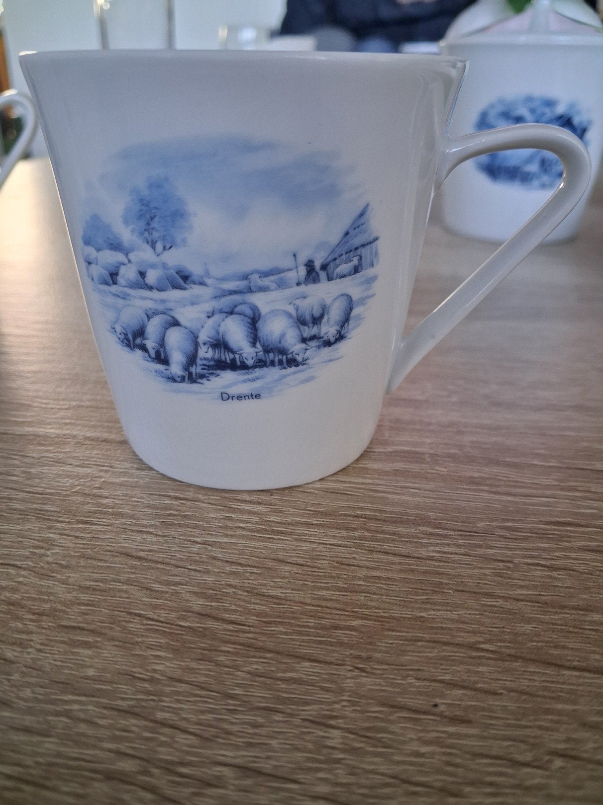 set servies met Hollandse taferelen, Klassiek, Ophalen of Verzenden, Zo goed als nieuw, Porselein