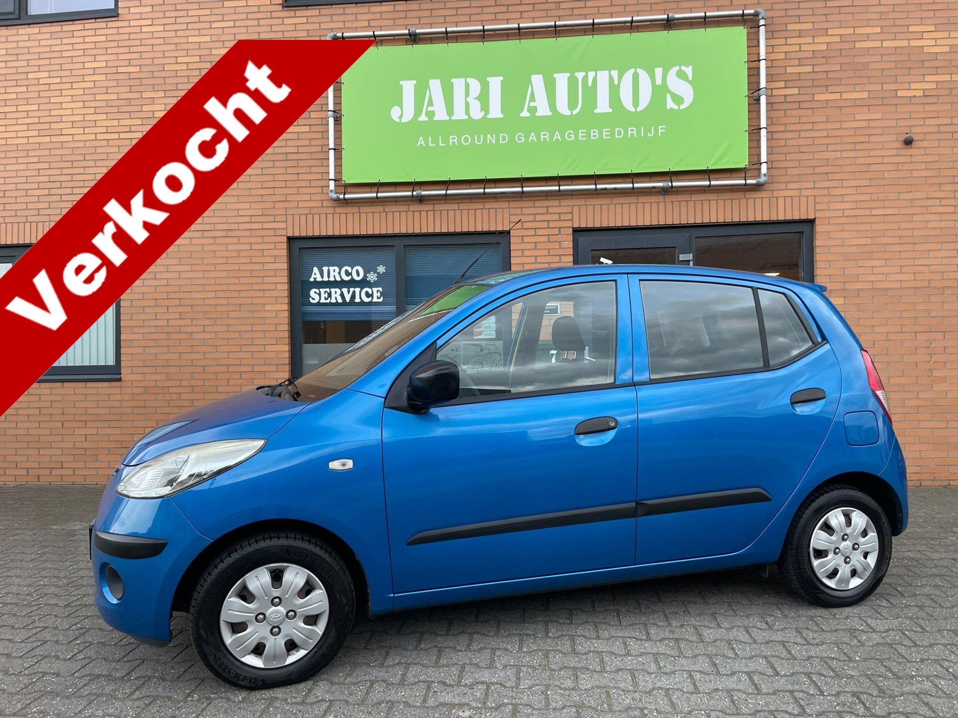 Hyundai i10 1.1 Active Cool Airco, weinig km (bj 2010), Stof, Gebruikt, 4 cilinders, Origineel Nederlands