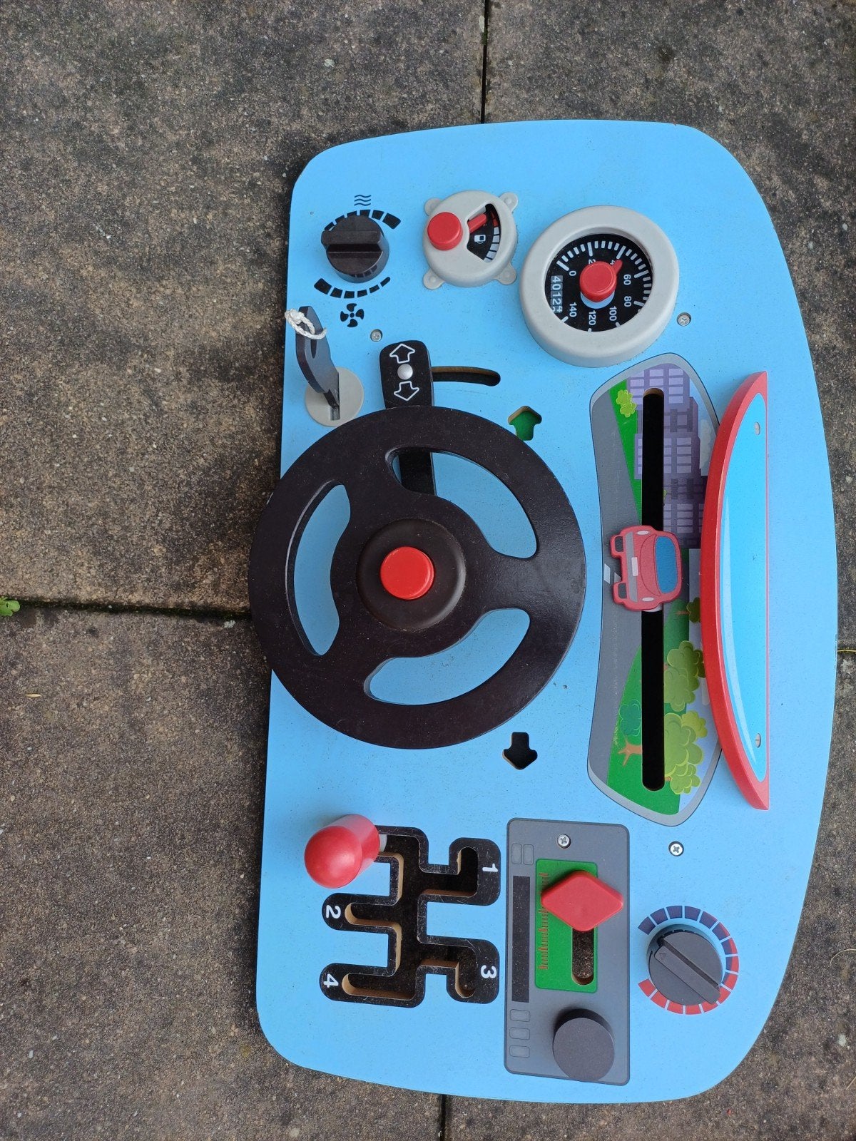 Houten speelstuur voor kinderen, Ophalen, Gebruikt, Jongen of Meisje