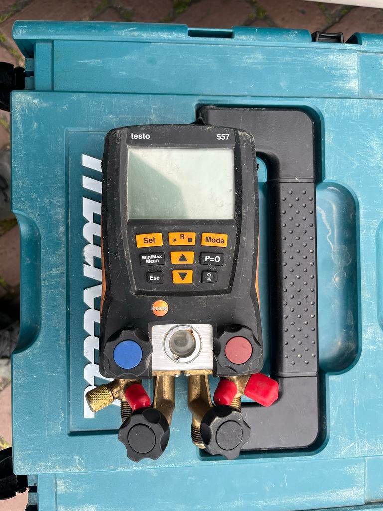 Testo 557 manoneter incl vacuum sensor, Doe-het-zelf en Verbouw, Meetapparatuur, Zo goed als nieuw, Druk, Ophalen of Verzenden
