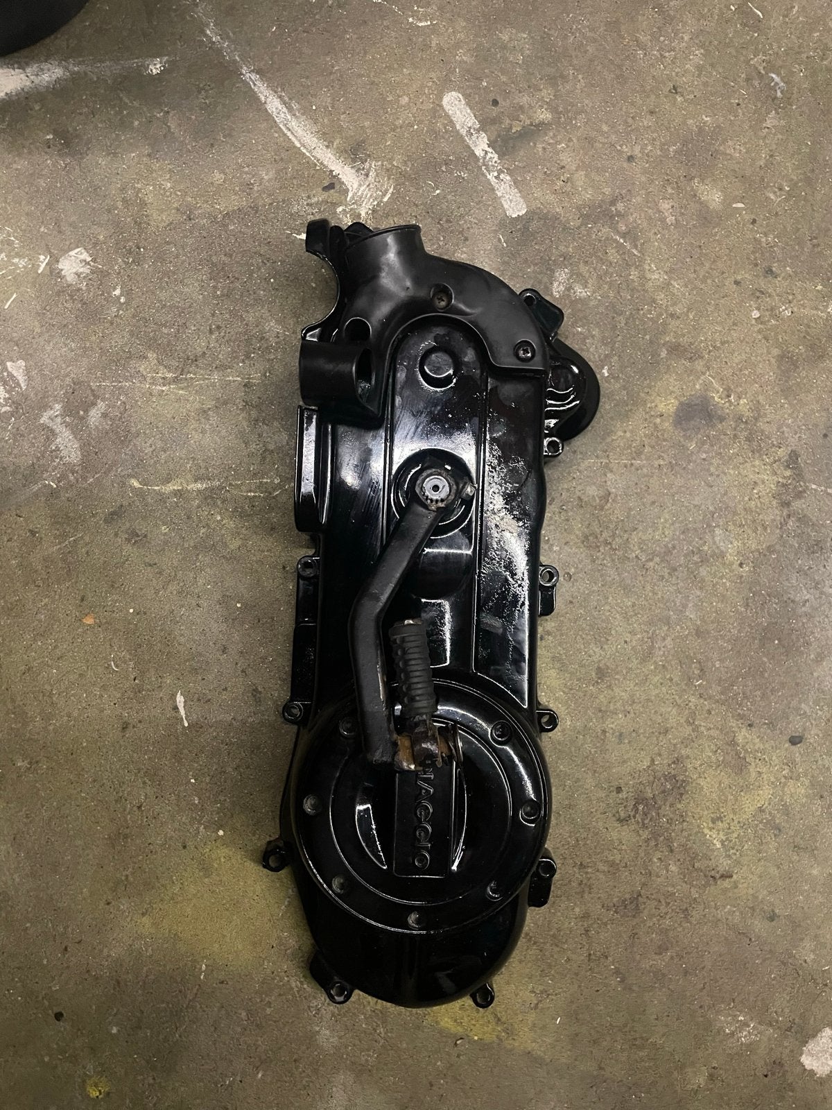 Gepoedercoate Zip 4T carterkap - Mooie glans, Ophalen, Gebruikt, Kap, Piaggio
