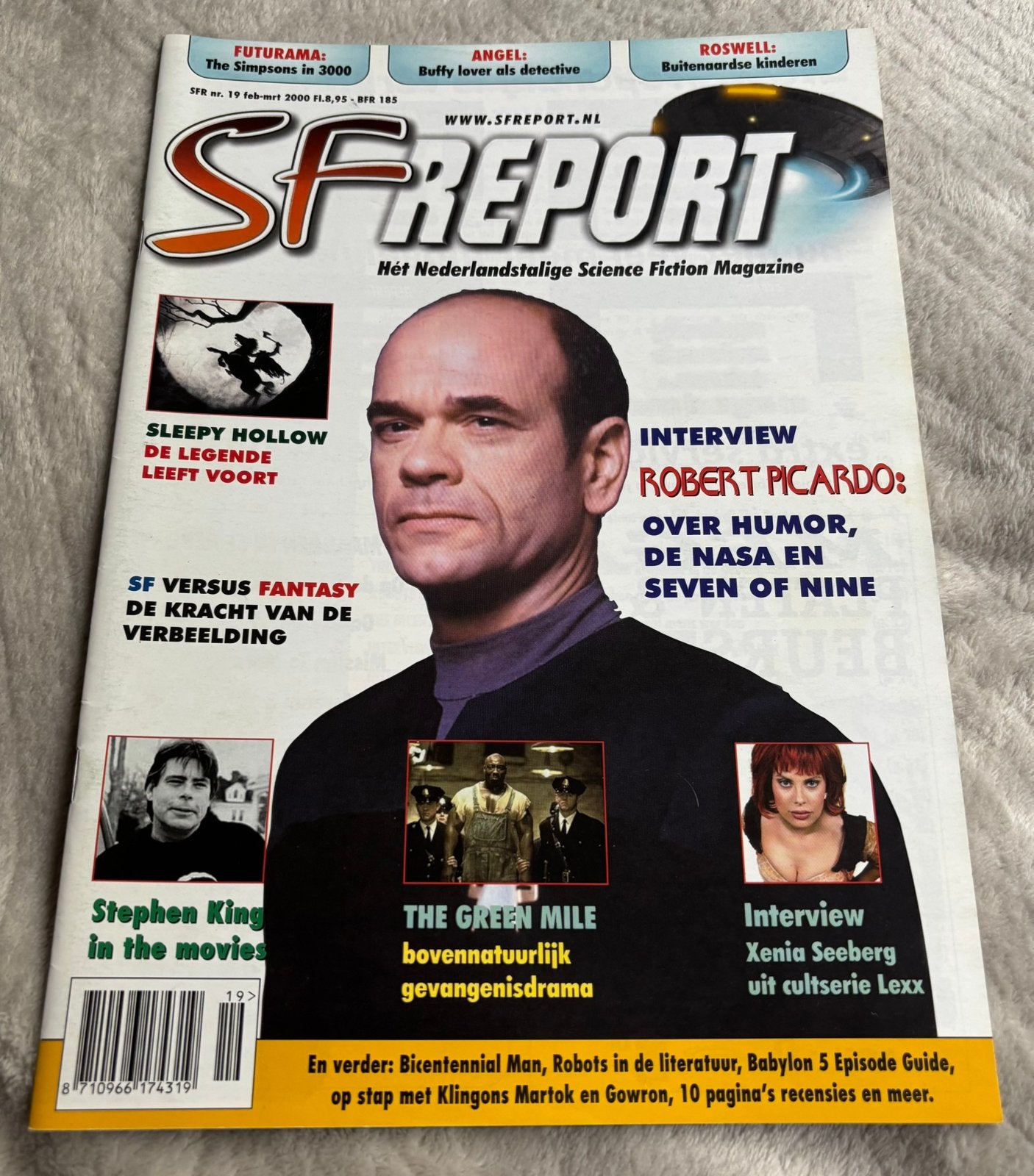 SF-report magazine #19 feb/mrt 2000, Ophalen of Verzenden, Zo goed als nieuw, Muziek, Film of Tv