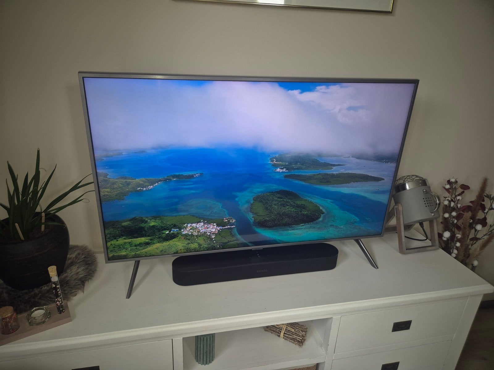 Samsung QE49Q64R QLED TV - Zo goed als nieuw, Ophalen, QLED, Zo goed als nieuw, Samsung