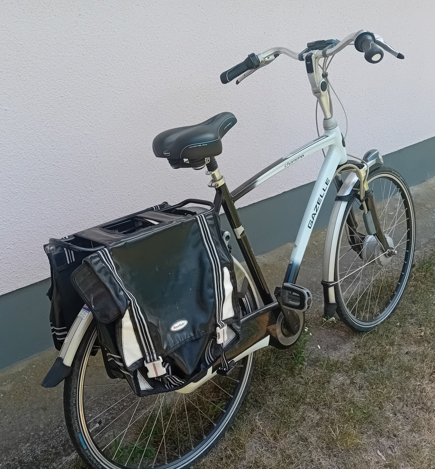 Gazelle Chamonix elektrische herenfiets 57", 55 tot 59 cm, Ophalen, Gebruikt, Gazelle