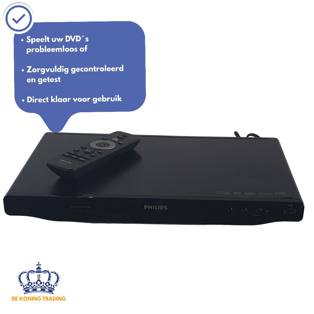 Philips DVP3850/12 | DVD Speler | SCART | USB | CD Speler, Audio, Tv en Foto, Dvd-speler, Philips, Verzenden, Philips