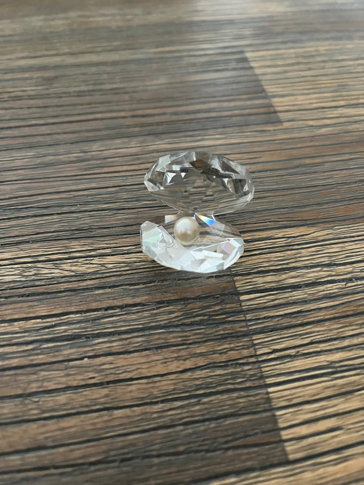 Swarovski schelp met parel, Verzenden, Zo goed als nieuw, Dier