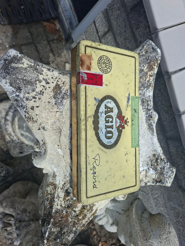 oud blik van sigaren merk agio, Ophalen of Verzenden, Gebruikt, Overige