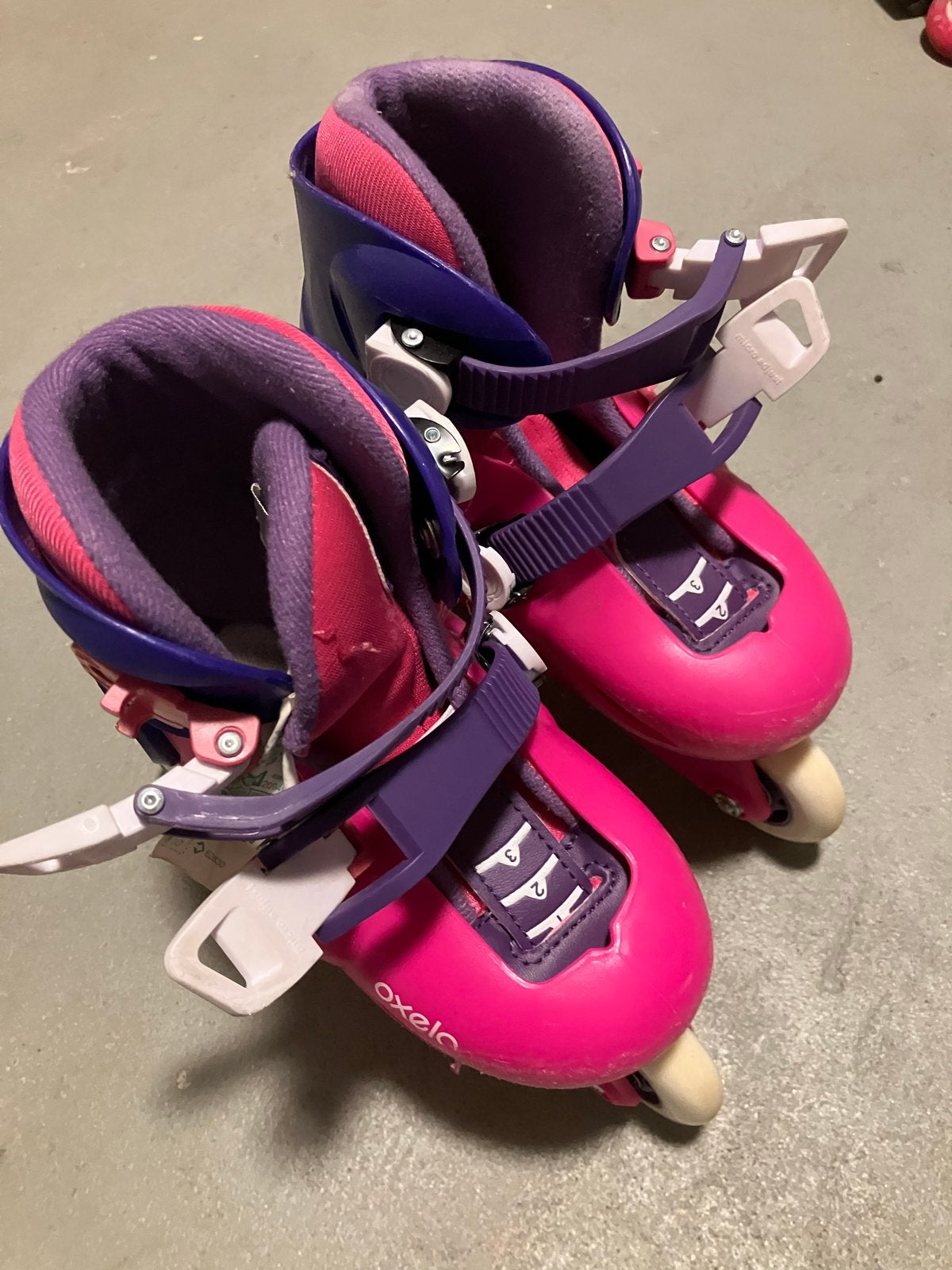Meisjes skeelers maat 26-28 met bescherming, Sport en Fitness, Skeelers, Kinderen, Ophalen of Verzenden, Inline skates 4 wielen
