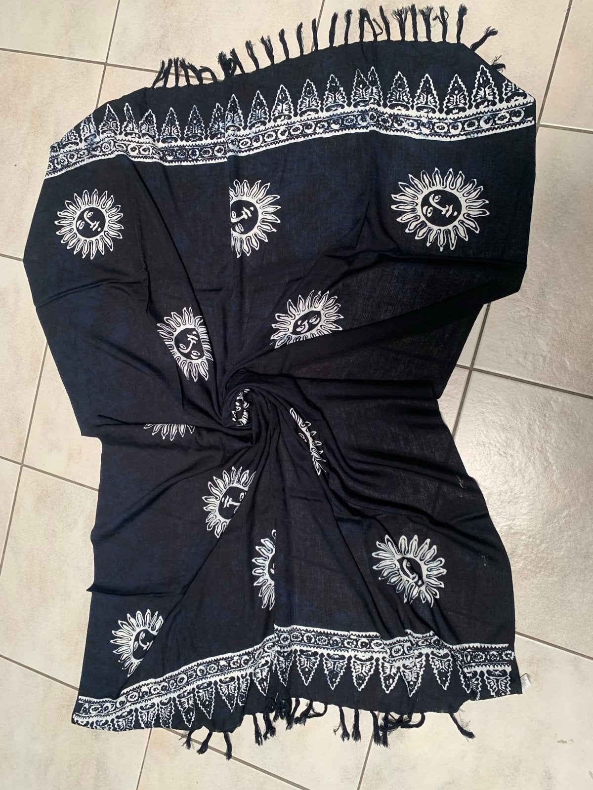 Sarong Stranddoek Pareo - Diverse Kleuren en Prints, Kleding | Dames, Ophalen, Nieuw, Meerkleurig, Overige typen