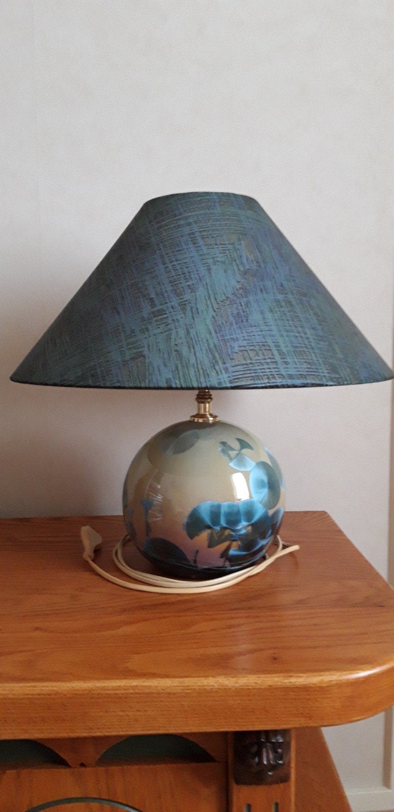 prachtige schemerlamp m.snoer, Ophalen, Zo goed als nieuw, Schemerlamp