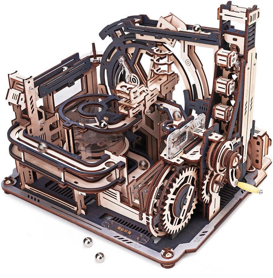 Robotime Marble Spaceport nieuw, Hobby en Vrije tijd, Verzenden, Nieuw