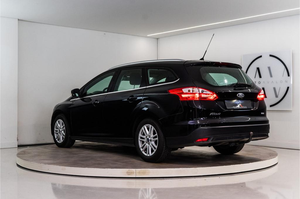 Ford FOCUS Wagon 1.0 EcoBoost Titanium 126PK | NL AUTO+NAP |, Stof, Gebruikt, Zwart, Zwart