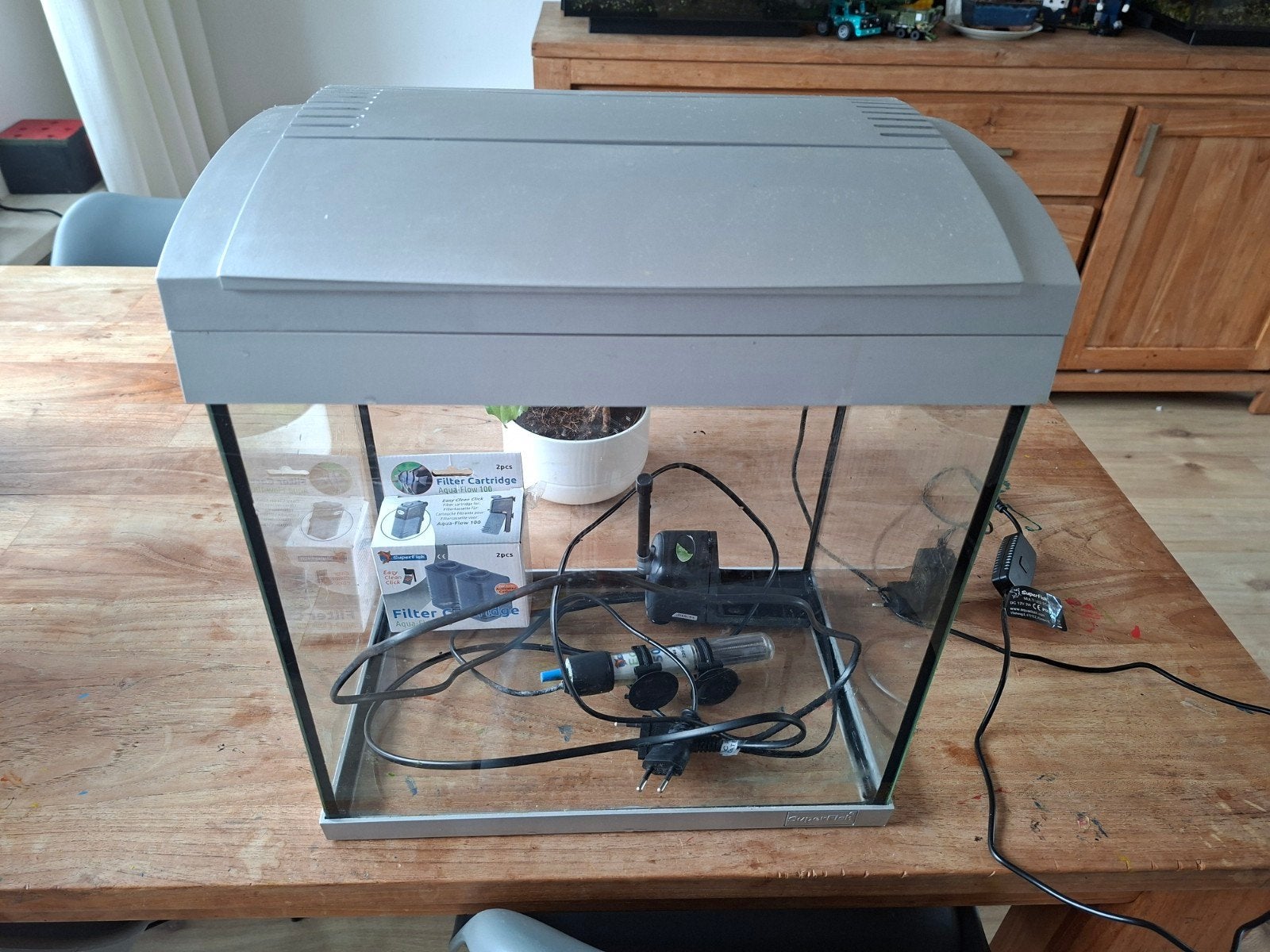superfish 30., Dieren en Toebehoren, Vissen | Aquaria en Toebehoren, Ophalen, Zo goed als nieuw, Leeg aquarium