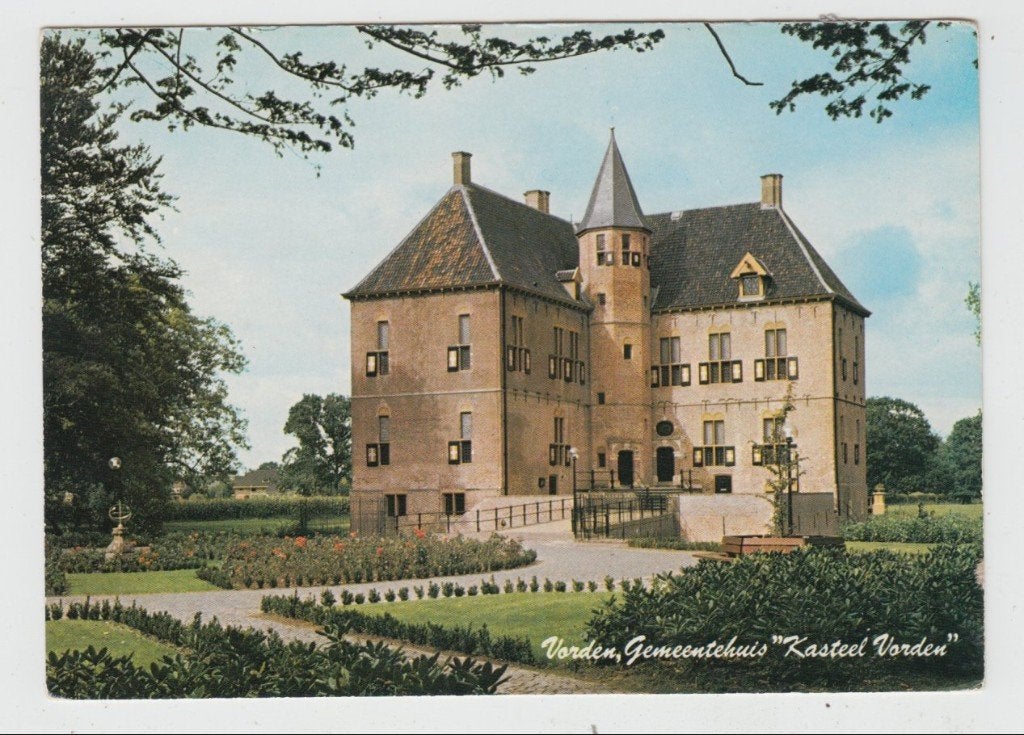 Vorden Gemeentehuis Kasteel Vorden Gelopen Geen Zegel, Ophalen of Verzenden, 1980 tot heden, Gelopen, Gelderland