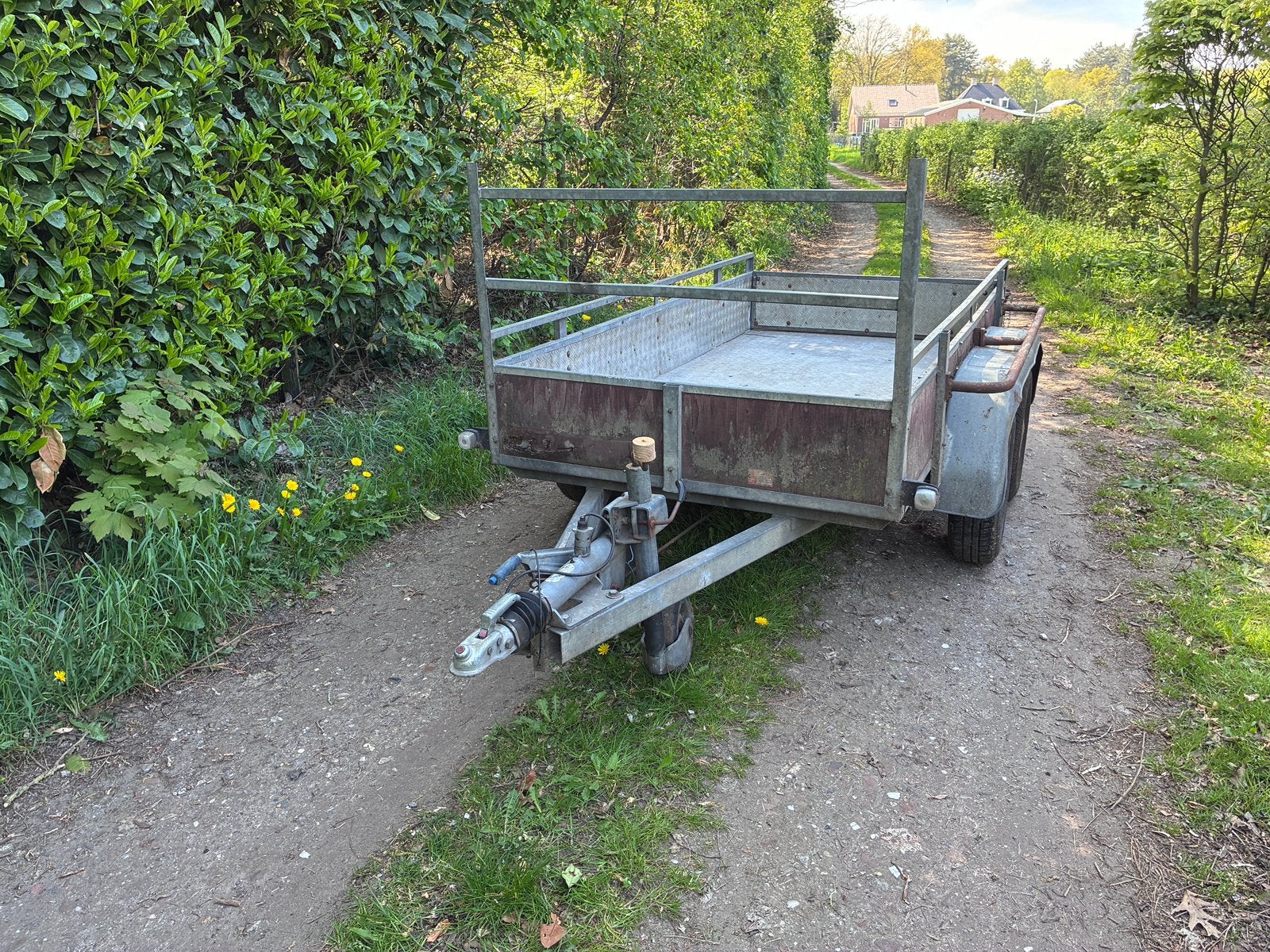 Anssems aanhangwagen aanhanger tandemasser, Auto diversen, Aanhangers en Bagagewagens, Ophalen, Gebruikt