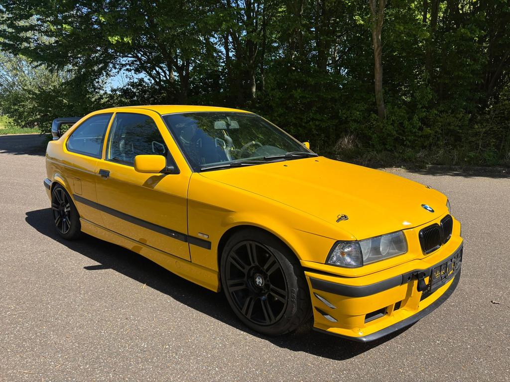 BMW 3-serie Compact 323ti Bergklim / Drift auto / Rally / Ci, Auto's, Gebruikt, Zwart, Bedrijf, Handgeschakeld