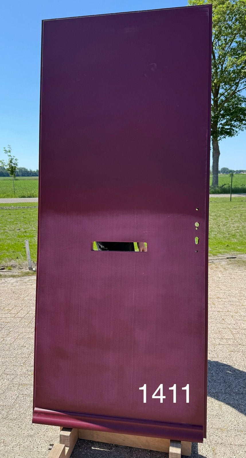 voordeuren eiken alutherm 54 mm geïsoleerd, Ophalen, Nieuw, Buitendeur, Schuifdeur