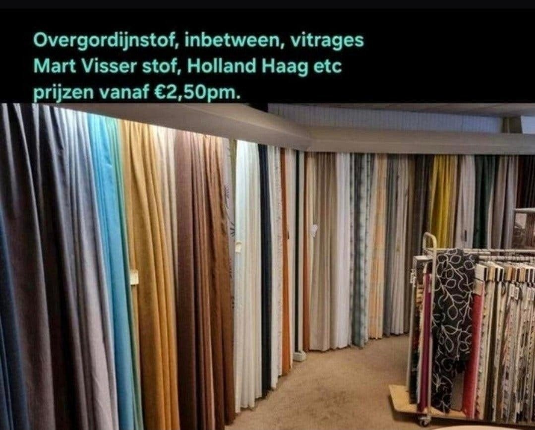 Moderne,  witte vitrage linnenlook, Huis en Inrichting, Ophalen of Verzenden, Nieuw