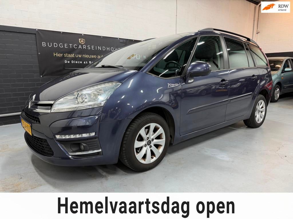 Citroen Grand C4 Picasso 1.6 VTi Collection 7p Nap/Airco/APK, Auto's, Voorwielaandrijving, Stof, Gebruikt, Zwart
