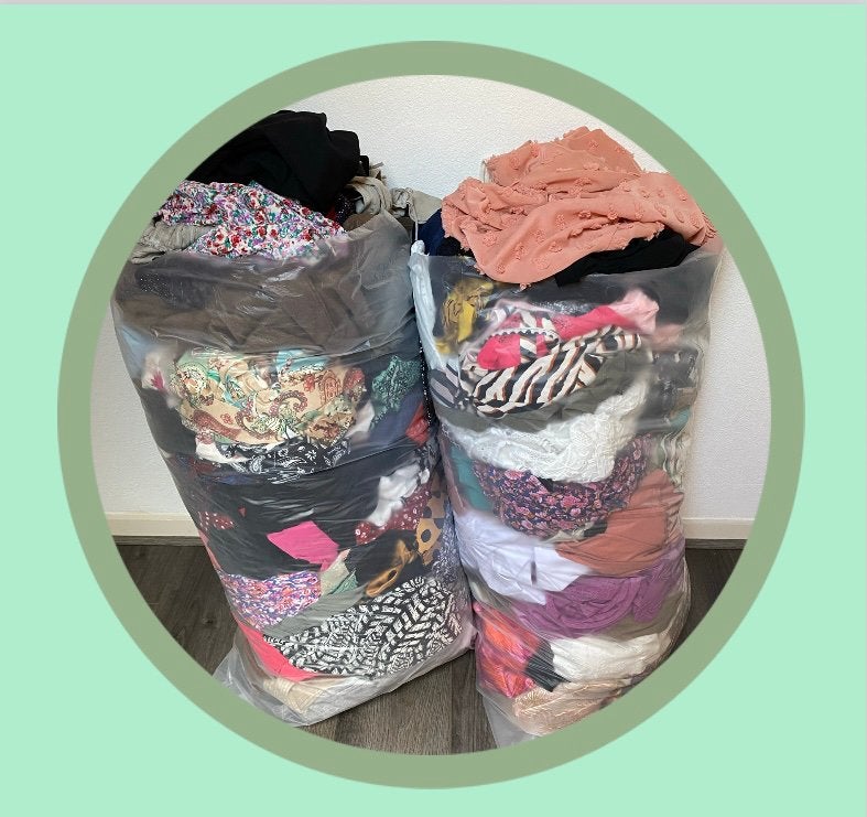 Groot pakket / partij leuke kleding, maat S/M, 155 stuks., Ophalen, Gedragen, Maat 36 (S)