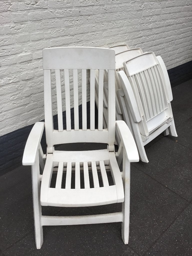 Tuinstoelen Hartman 4x, Ophalen, Gebruikt, Kunststof