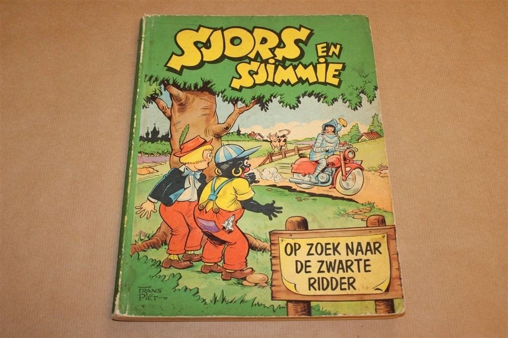 Sjors en Sjimmie 15 — Zwarte Ridder Vintage Strip 1959, Boeken, Stripboeken, Eén stripboek, Ophalen of Verzenden, Gelezen