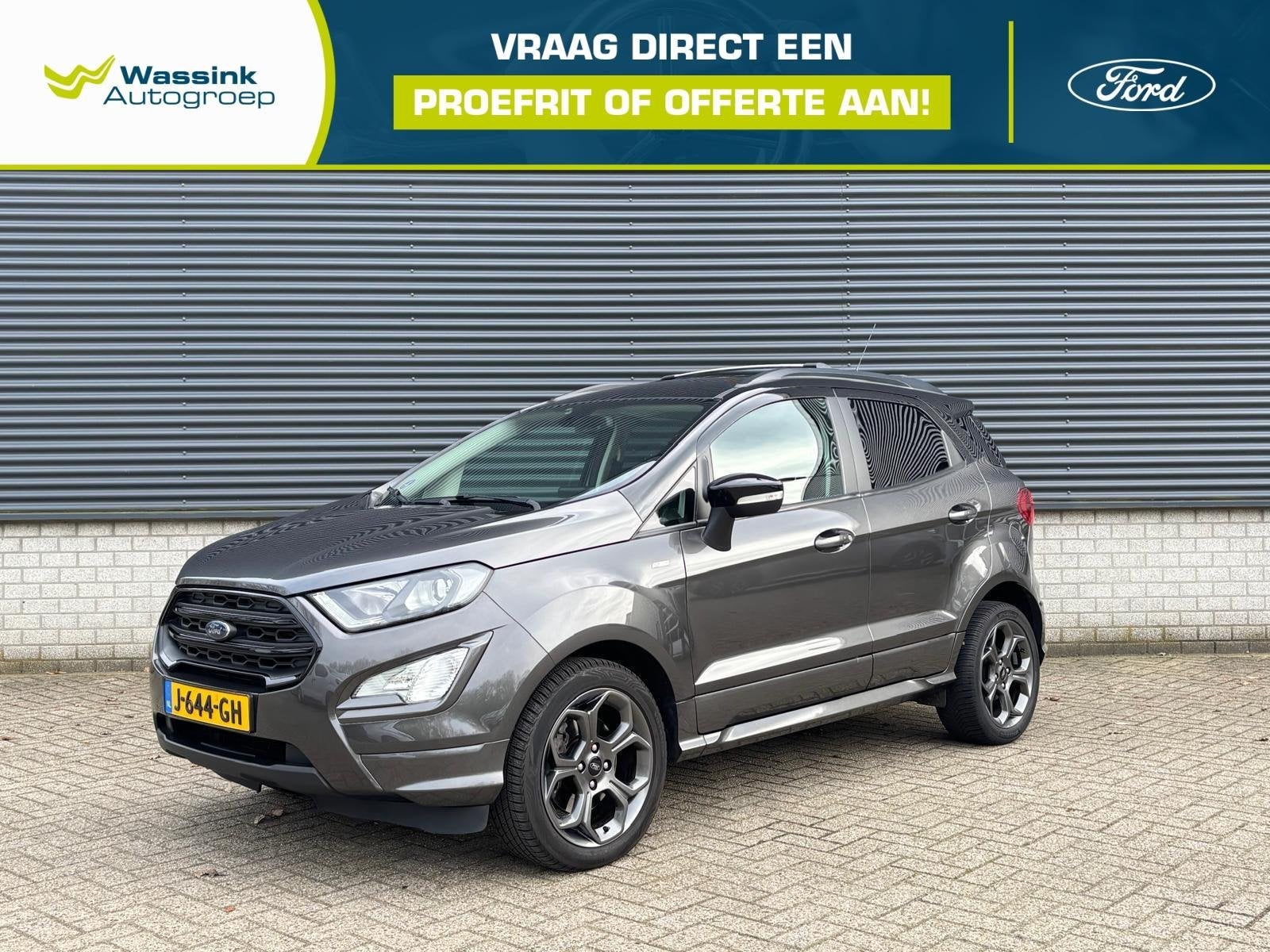 Ford EcoSport 1.0 EcoBoost 125pk AUT ST-Line Black | Keyless, Gebruikt, Euro 6, Ecosport, Bedrijf