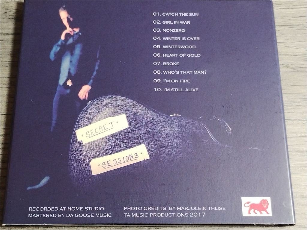 Tim Akkerman ‎– Secret Sessions [Gesigneerd], Ophalen of Verzenden, Zo goed als nieuw